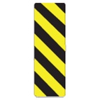 Diagonal Stripes (Left) Warning sign