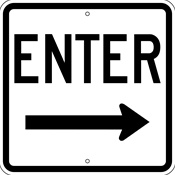 Enter (Right Arrow) sign