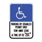 (Southern Florida) Handicap Reserved Permit Only Fine