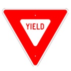 36" Yield sign