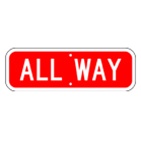 All Way sign