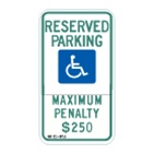 (North Carolina) Handicap Reserved Permit Only Fine