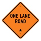 One Lane Road (Custom Distance)